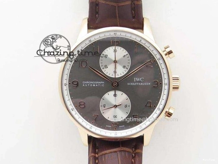 MIROTIME 0426 Upgraded Portuguese Flying Tourbillon SS White Dial 2 Sub Dials on Black Leather Strap 7161